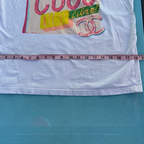CHANEL 2017 COCO LIBRE CUBA TEE SHIRT TOP - Picture 7 of 11